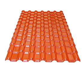 Feuilles de toiture en plastique pour matériaux de construction de maisons Tuile de toit en PVC ondulé ASA Colombie Bardeaux de toit espagnols