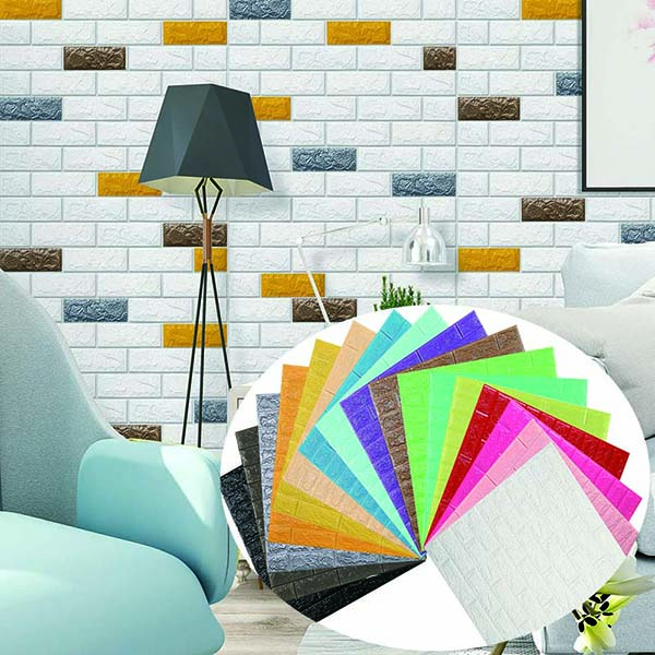 3D PE stickers muraux décoration de la maison peintures murales nature 3d wall sticker papier peint pour chambre
